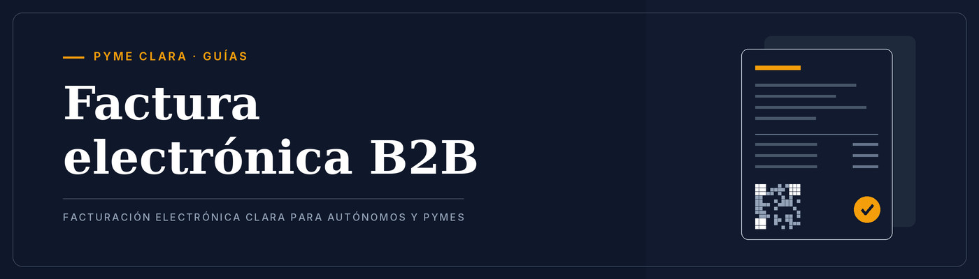 Factura electrónica B2B – guías de Pyme Clara