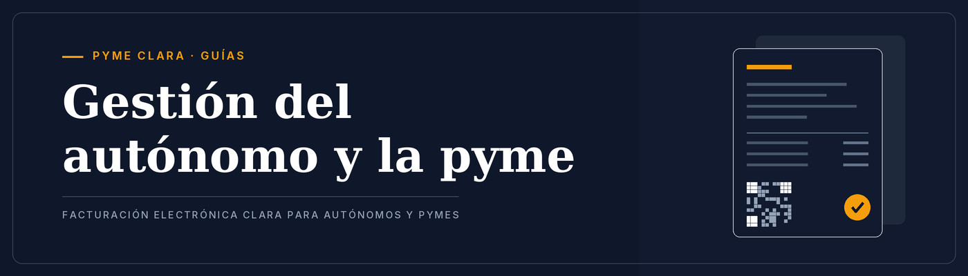 Gestión del autónomo y la pyme – guías de Pyme Clara