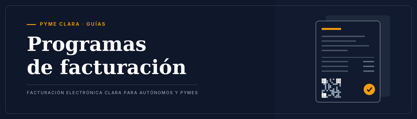 Programas de facturación – guías de Pyme Clara